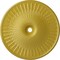 Ekena Millwork Galveston Ceiling Medallion (Fits Canopies up to 5 7/8"), 51"OD x 3 5/8"ID x 3 3/8"P, Rich Gold CM51GLRGS - alternate 1